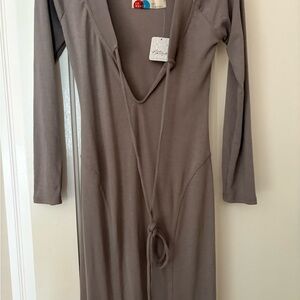 FP Beach Taupe Dress, NWT,